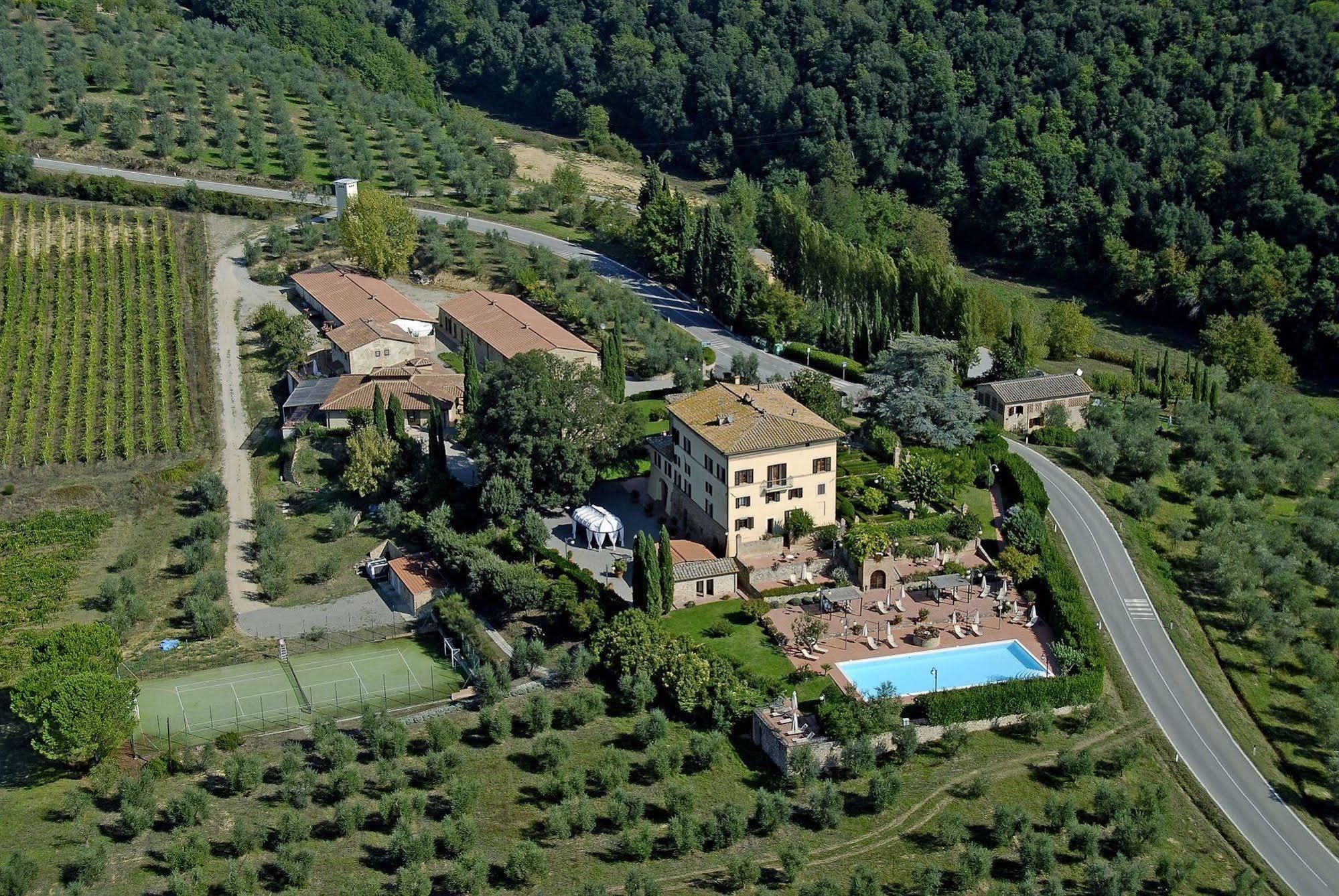 Villa Curina Resort Castelnuovo Berardenga Buitenkant foto